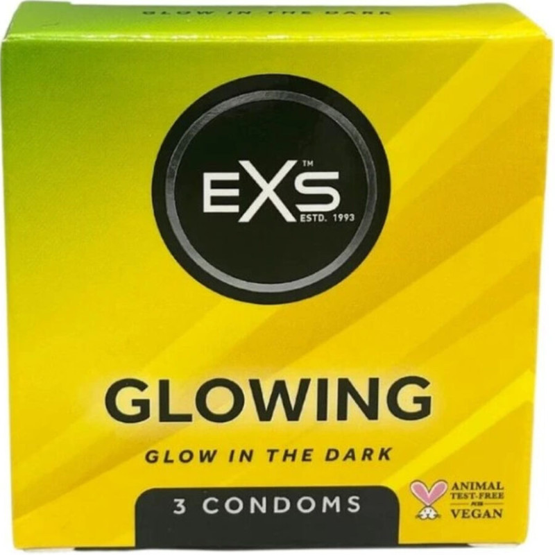Exs Condoms - Brillant Dans Le Noir